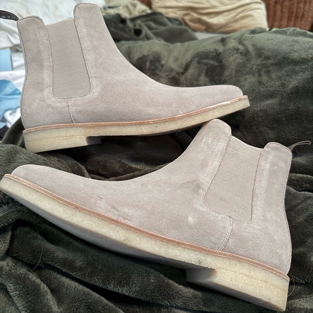 NEVER WORN: New Republic Sonoma Suede Chelsea Boot Sandstone Sand tan Men Sz 8